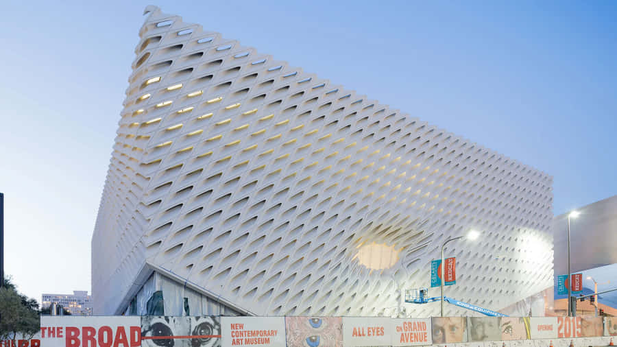 The Broad Museum Exterior Architecture Wallpaper