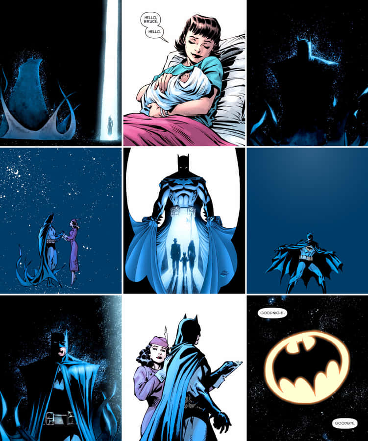 The Caped Crusader In Action Wallpaper