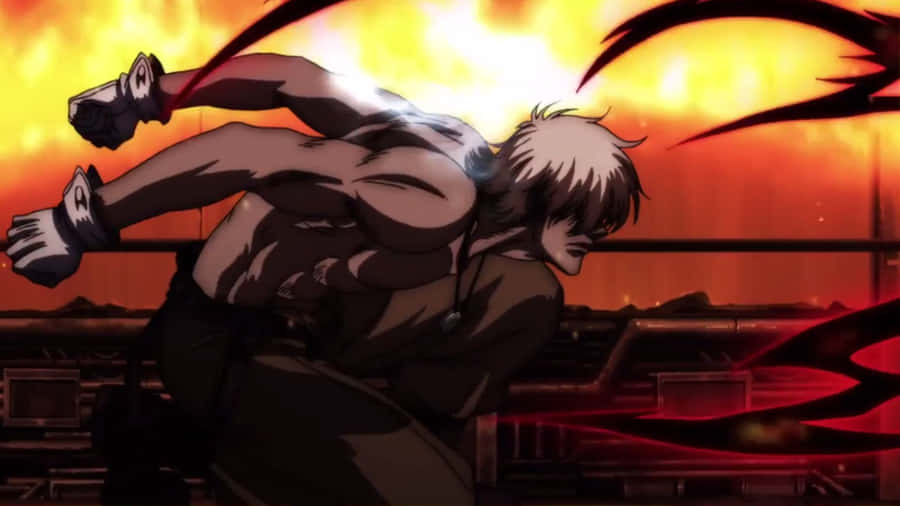 The Captain From Hellsing Anime - Full Of Intensity Wallpaper