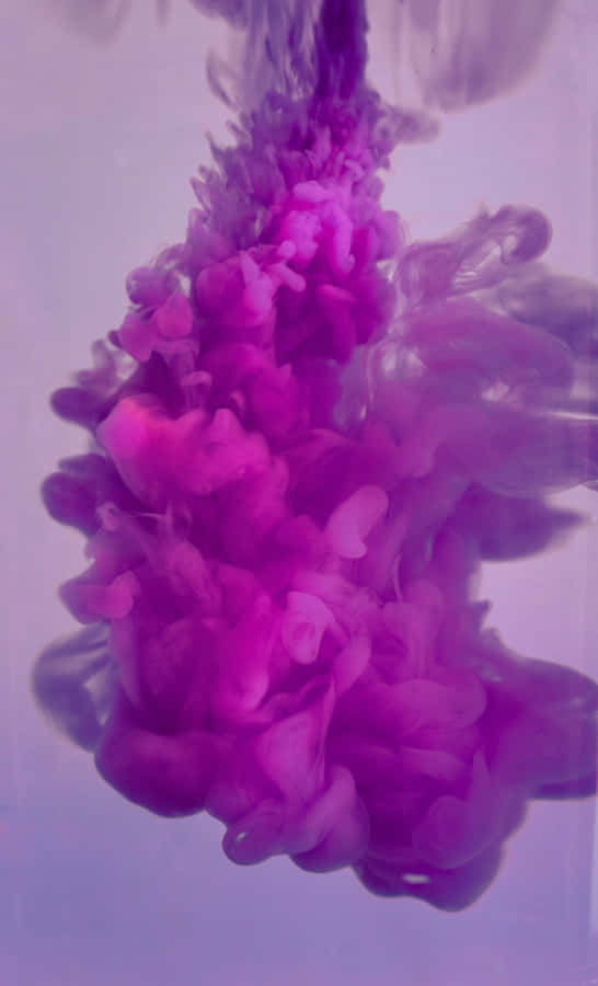 The Color Purple Fills The Hazy Sky Wallpaper