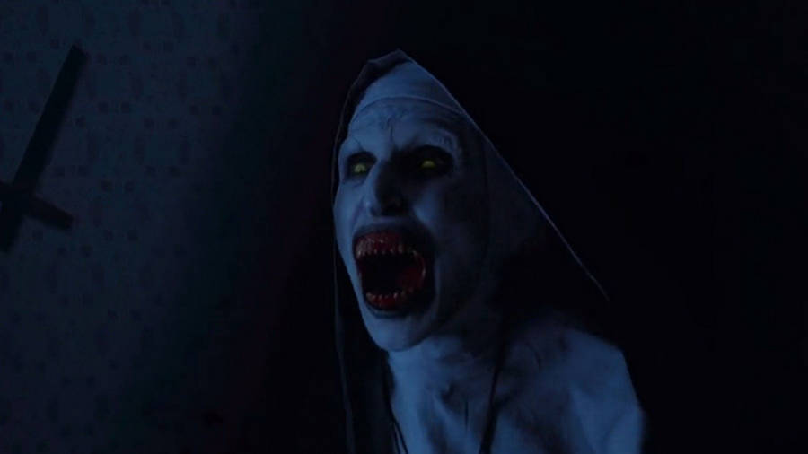 The Conjuring Screaming Valak Wallpaper