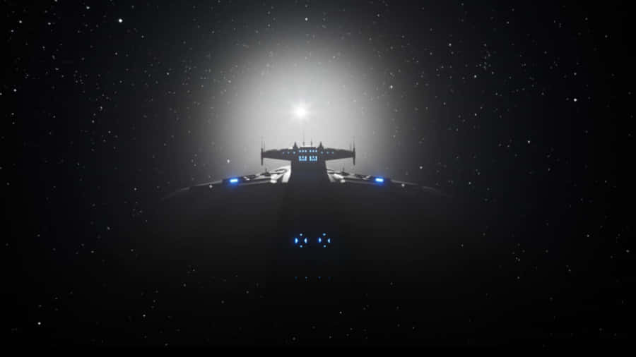 'the Contradictory Beauty Of Black And White Space' Wallpaper