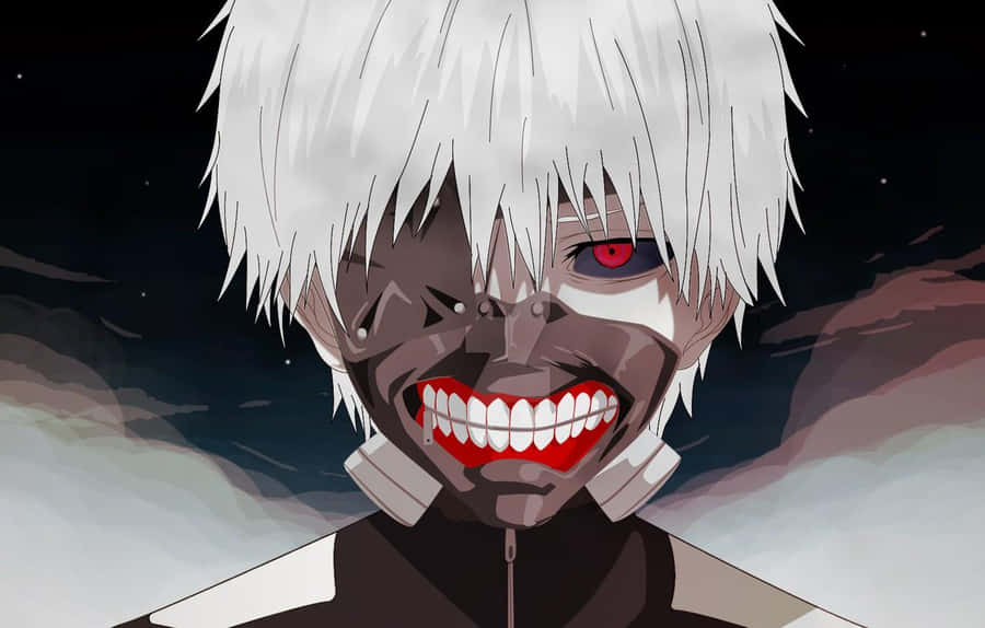 The Creepy And Fascinating Kaneki's Mask Wallpaper