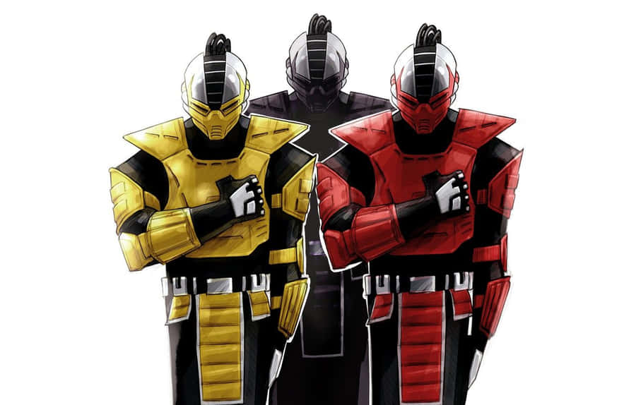 The Cunning And Lethal, Cyrax From Mortal Kombat In Action. Wallpaper