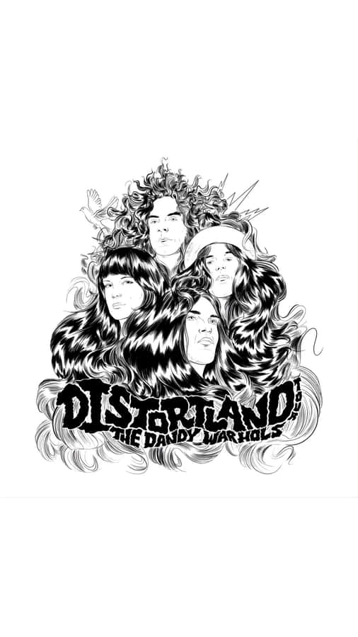 The Dandy Warhols Distortland Wallpaper
