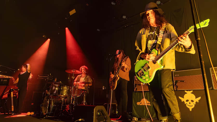 The Dandy Warhols Live Performance Wallpaper