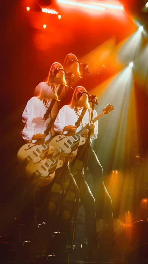 The Dandy Warhols Live Performance Wallpaper