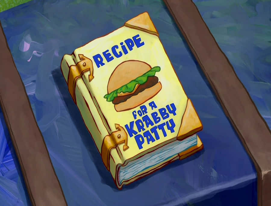 The Delicious Krabby Patty At Krusty Krab Wallpaper