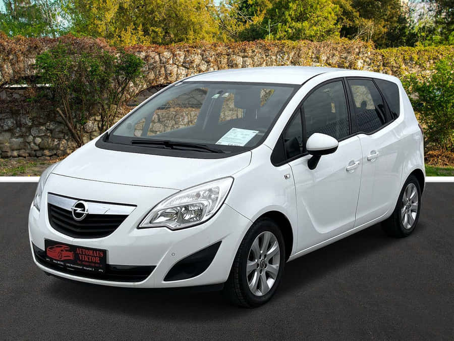 The Elegant Opel Meriva In Its Natural Habitat Wallpaper