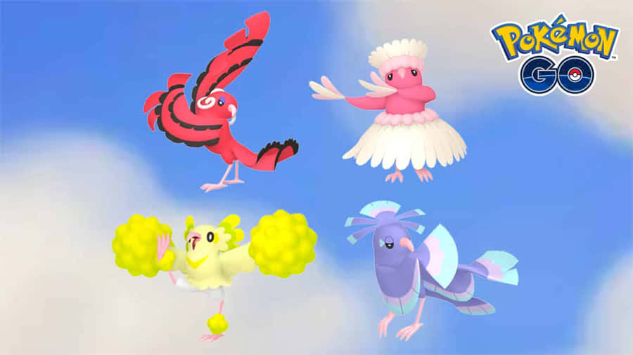 The Energetic Oricorio Dancing With Delight In Pokemon Go Wallpaper