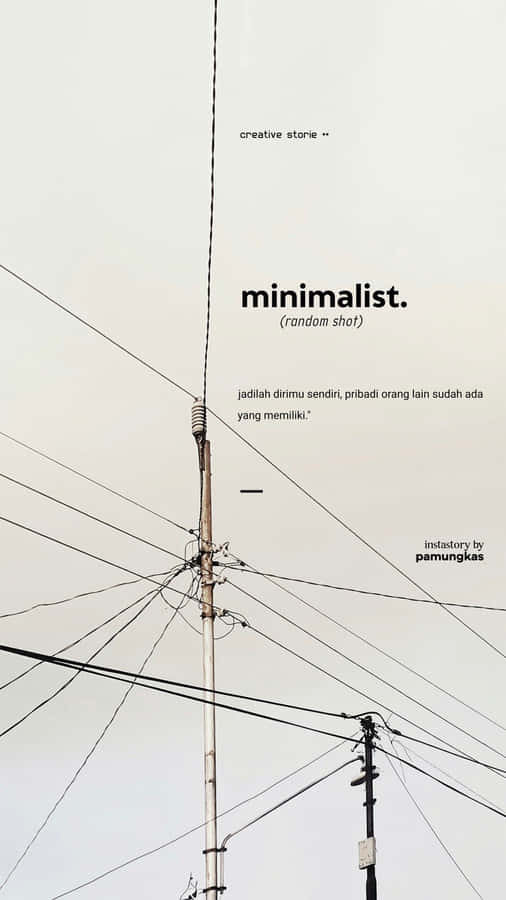 The Essence Of Minimalist Typography Wallpaper