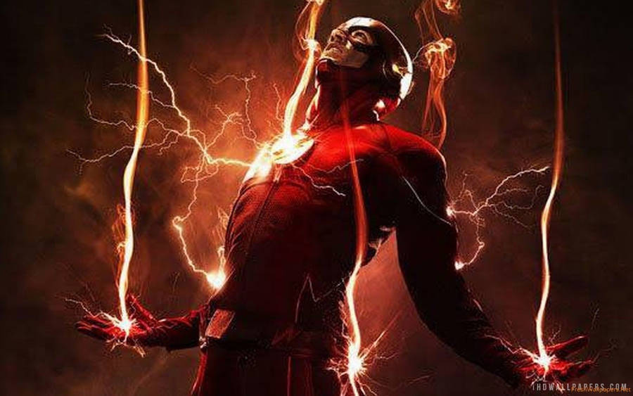 The Fastest Man Alive In Action Wallpaper