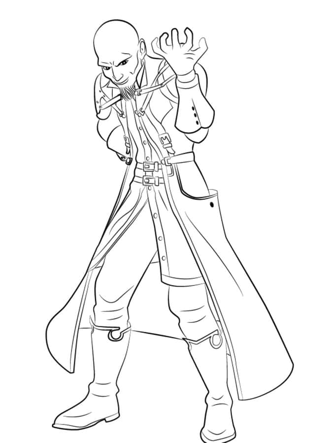 The Fierce Face Of Xehanort From Kingdom Hearts Wallpaper