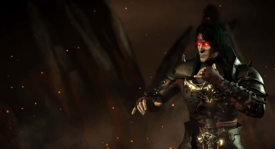 The Fiery Fury Of Liu Kang In Mortal Kombat Wallpaper
