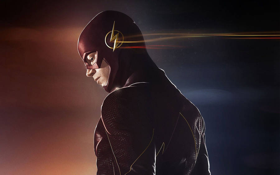 The Flash Using His Superpower To Save The People Wallpaper