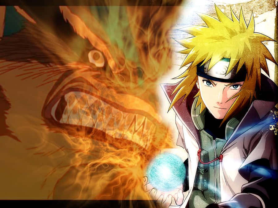 The Fourth Hokage, Minato Namikaze, In Action Wallpaper