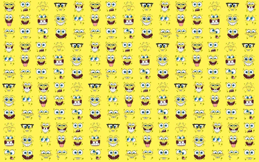 The Fun-loving Bikini Bottom Inhabitants Wallpaper