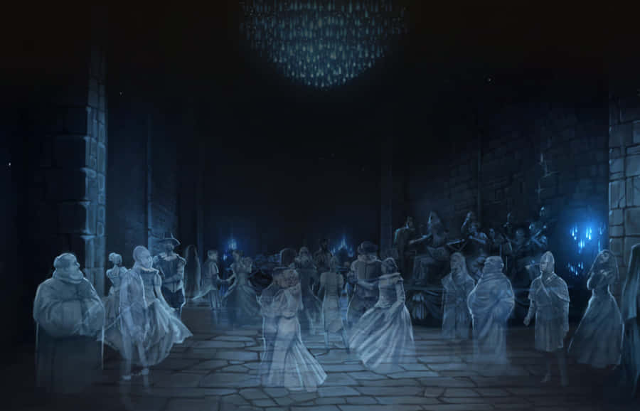 The Ghosts Of Hogwarts Wallpaper