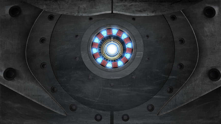 The Glowing Arc Reactor From The Iron Man Suit. Wallpaper