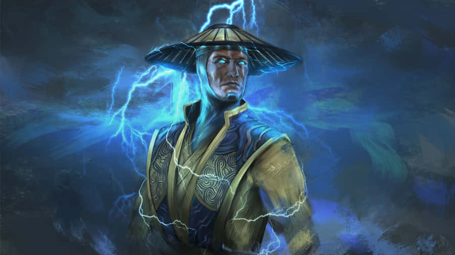 The God Of Thunder, Raiden, Unleashed In Mortal Kombat Wallpaper