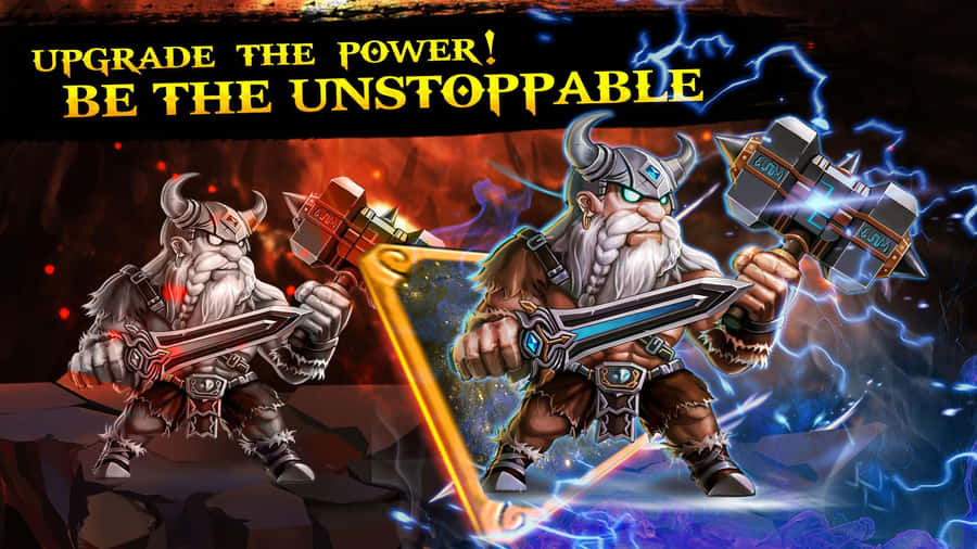 The Gods Clash In Epic Battle Wallpaper