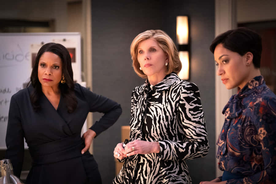 The Good Fight Intense Discussion Wallpaper