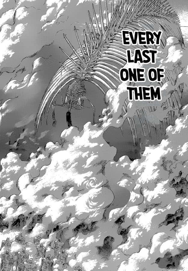 The Great Founding Titan In The Skies Of Marley Wallpaper