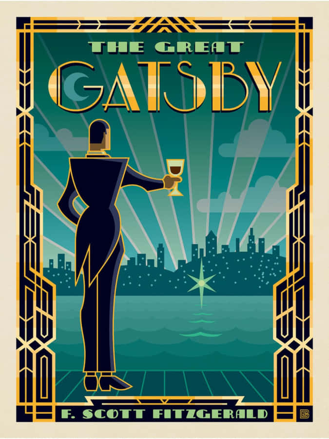 The Great Gatsby Cover Art Wallpaper