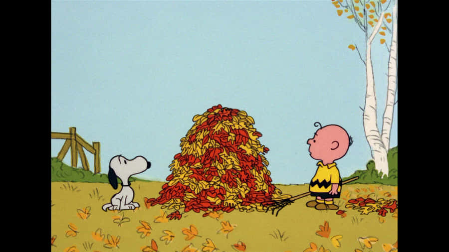 The Great Pumpkin In A Moonlit Halloween Setting Wallpaper