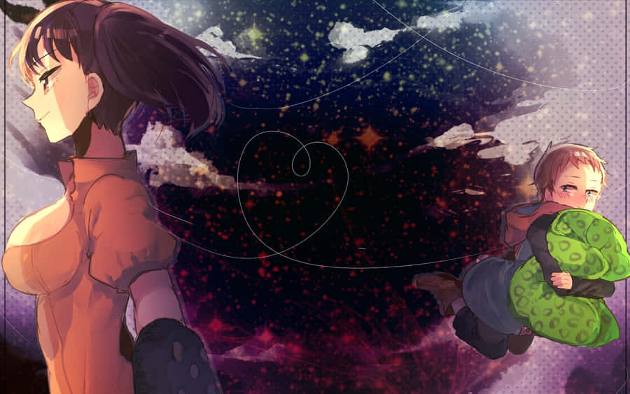 The Grizzly Sin Of Sloth - King From Seven Deadly Sins In Battle Stance Wallpaper