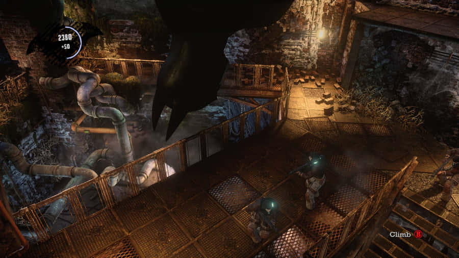 The Haunting Arkham Asylum Wallpaper