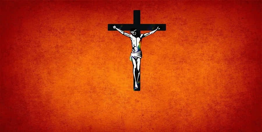 The Heart-wrenching Moment Of Jesus' Crucifixion Wallpaper