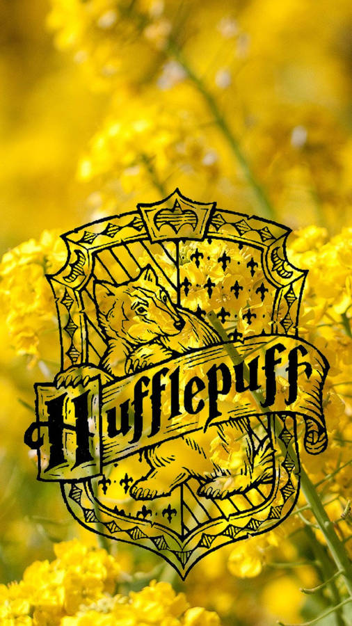 The Hufflepuff Crest – Loyalty, Hard Work, And Dedication Wallpaper