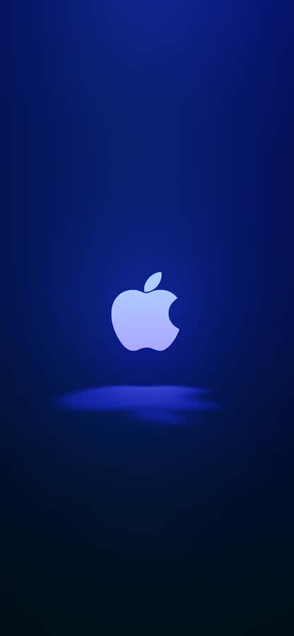 The Iconic Apple Logo On An Iphone X Wallpaper