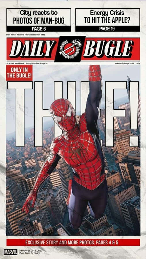 The Iconic Daily Bugle Building In New York City. Wallpaper