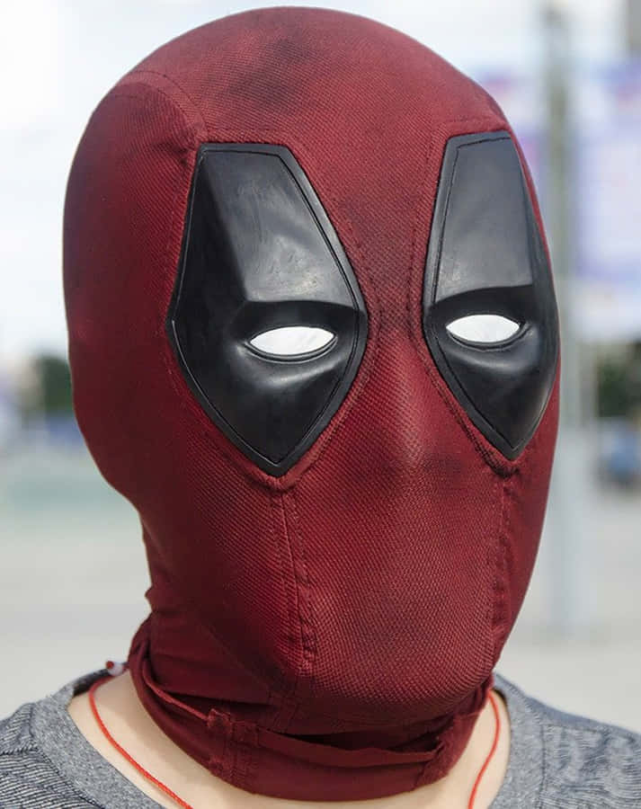 The Iconic Deadpool Mask Wallpaper