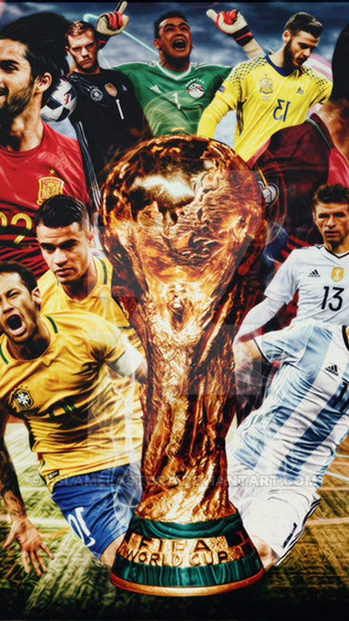 The Iconic Fifa World Cup Trophy Wallpaper