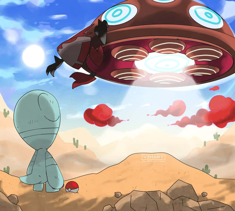 The Iconic Gigantamax Orbeetle In The Spotlight Wallpaper