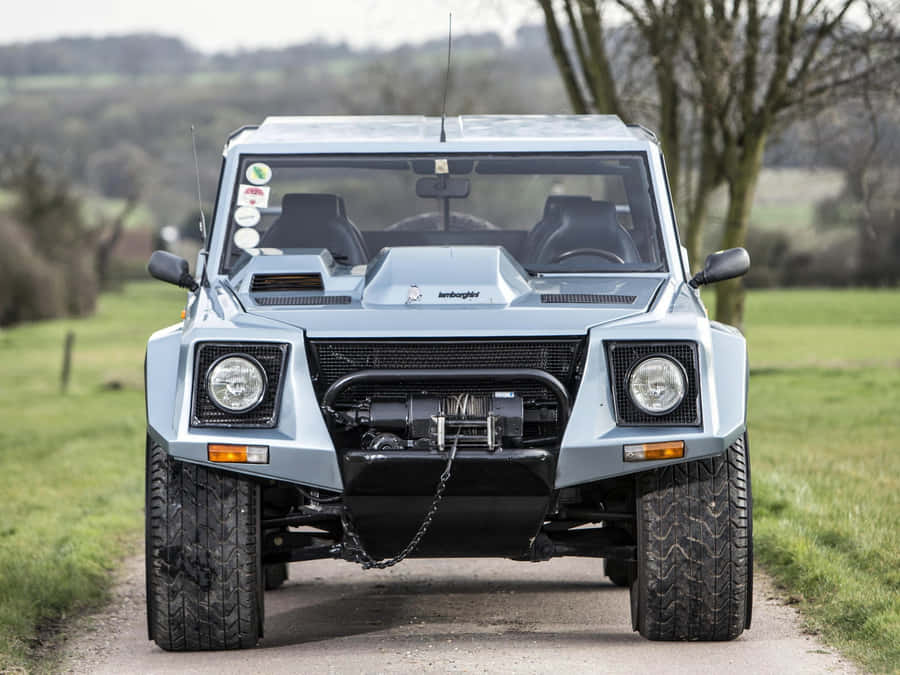 The Iconic Lamborghini Lm002 Off-road Luxury Suv In All Its Glory. Wallpaper