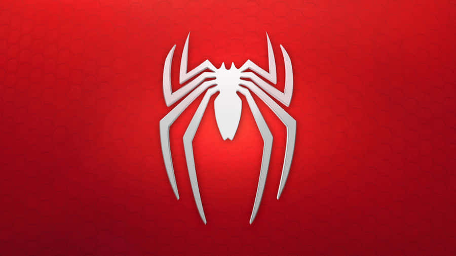 The Iconic Logo Of Marvel's Spider-man Video Game For Ps4 Wallpaper