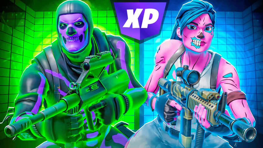 The Iconic Purple Skull Trooper! Wallpaper