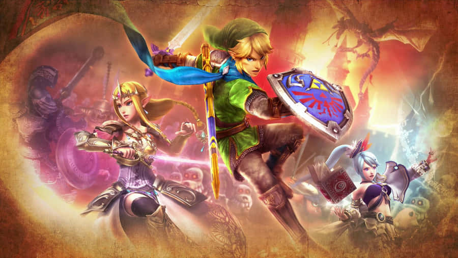 The Legend Of Zelda: Hyrule Adventure Wallpaper