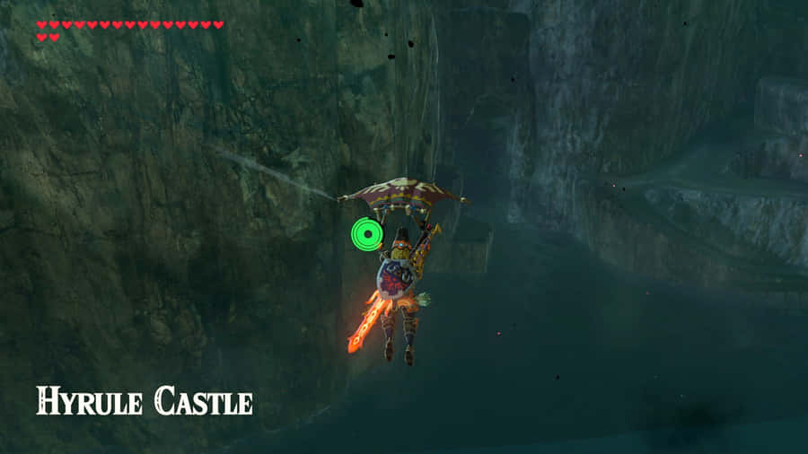 The Legend Of Zelda Hyrule - Battle In The Land Of Adventure Wallpaper