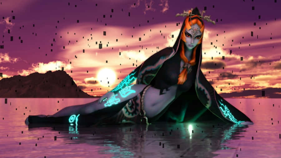 The Legend Of Zelda Midna - A Mysterious Twilight Companion Wallpaper