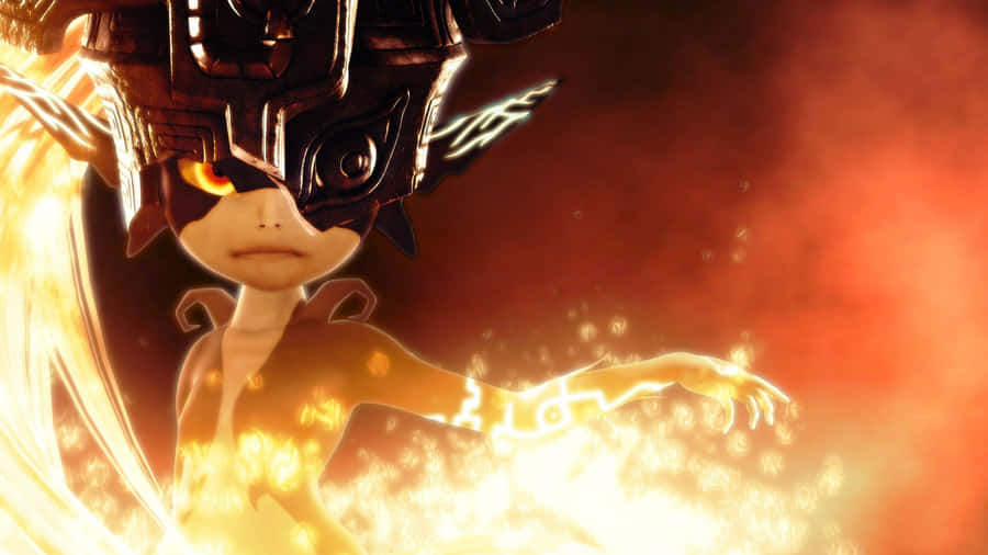 The Legend Of Zelda Midna – Mysterious And Magical Transformation In High Resolution Wallpaper Wallpaper