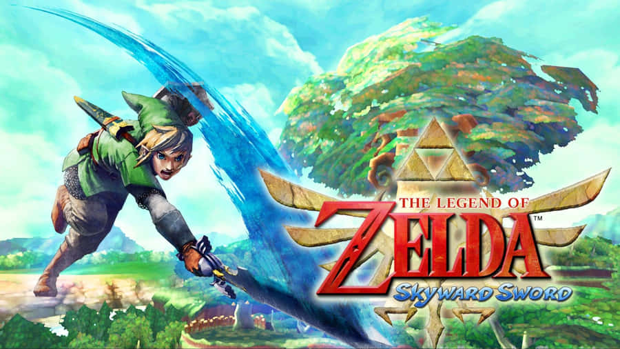 The Legend Of Zelda: Skyward Sword Epic Adventure Wallpaper