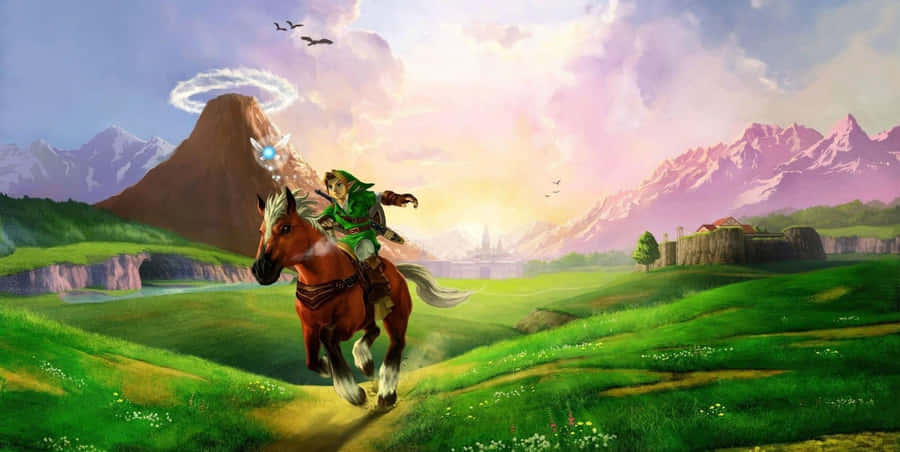 The Legend Of Zelda: Skyward Sword - Heroic Adventure Awaits Wallpaper