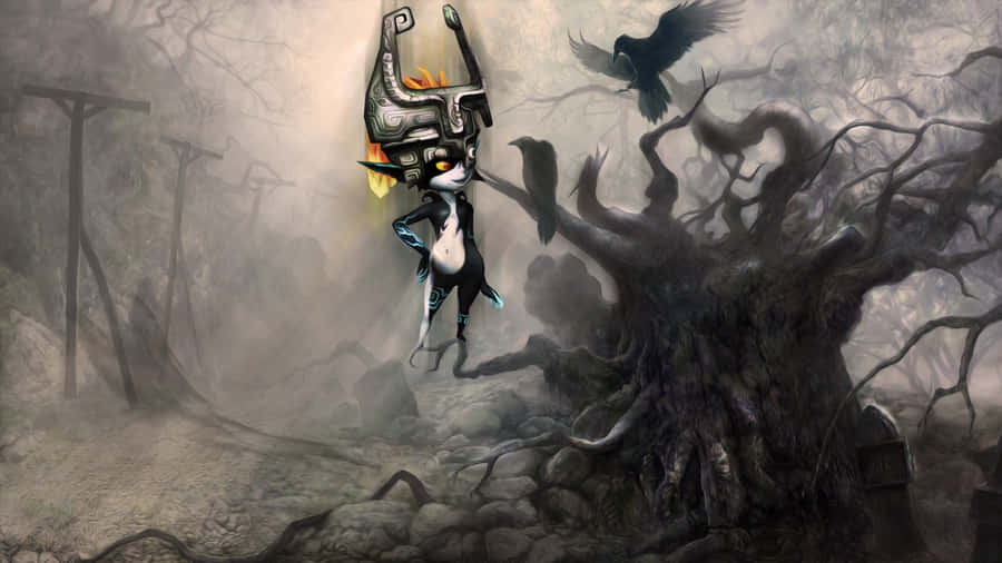 The Legend Of Zelda: Twilight Princess - Midna And Wolf Link Wallpaper