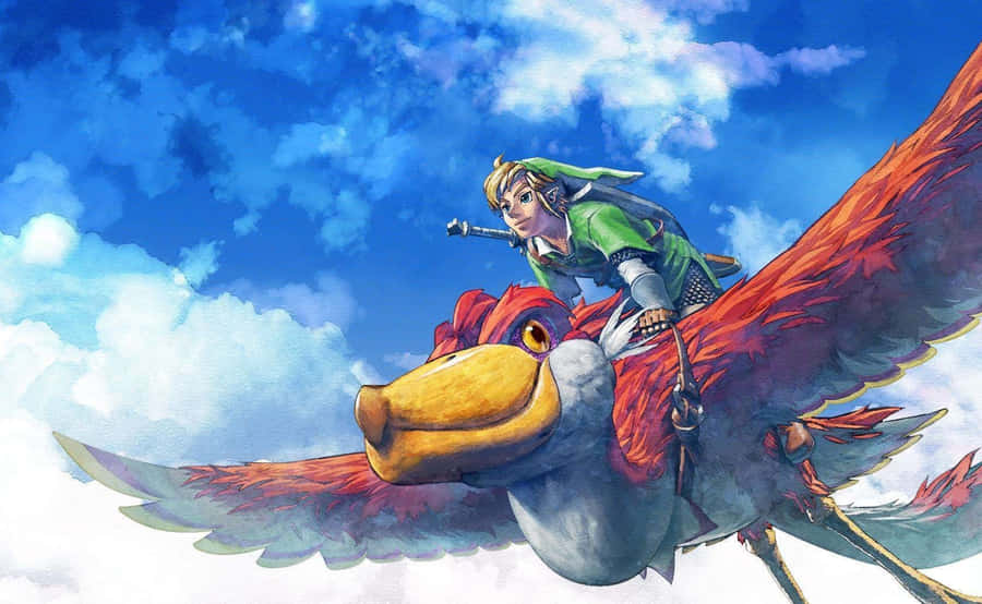 The Legend Unfolds: Skyward Sword Adventure Wallpaper