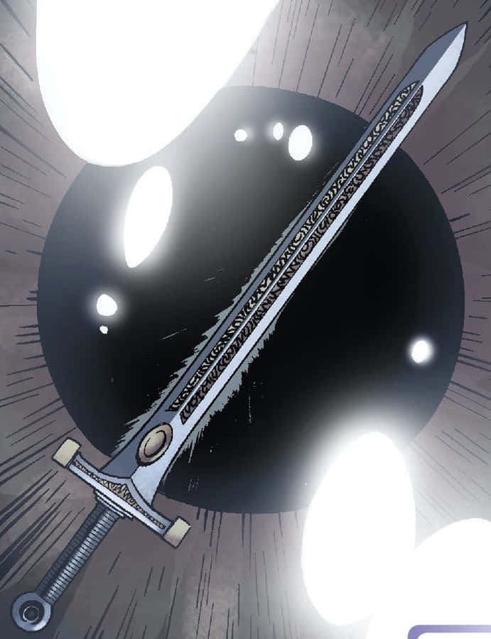 The Legendary Excalibur Sword In Stone Wallpaper